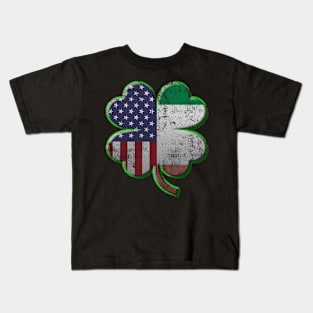 Irish American Flag St Patricks Day T-Shirt Kids T-Shirt